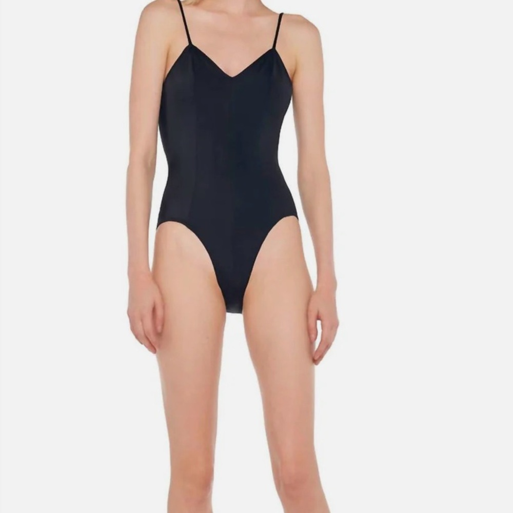 Norma Kamali Classic Black One-Piece Swimsuit